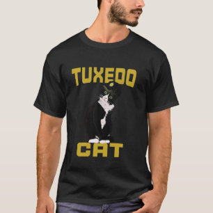 Camiseta divertida para mamá, Boss Tuxedo Cat Cap 
