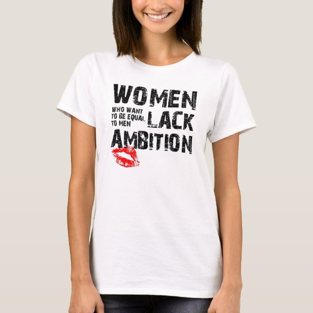 Camiseta divertida para mujer Better Than Equal (Anverso)