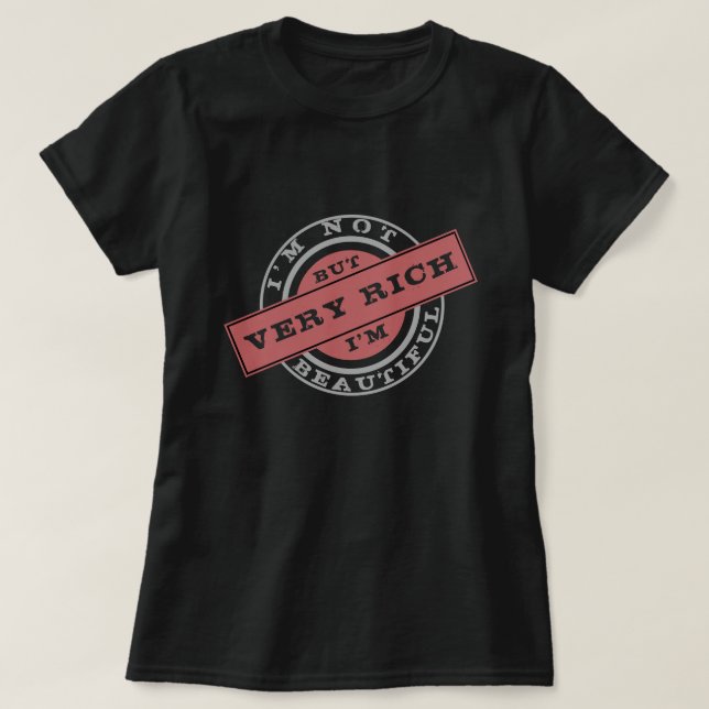 Camiseta divertida para mujer con texto (Diseño del anverso)