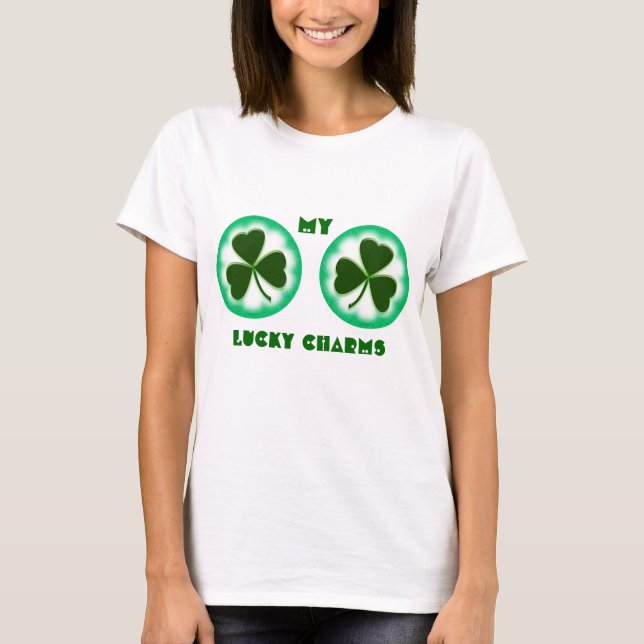 Camiseta divertida para mujer LUCKY CHARMS (Anverso)