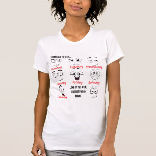 Camiseta divertida para mujeres con buenas emocion