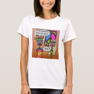 Camiseta divertida para mujeres de Rick London "Di