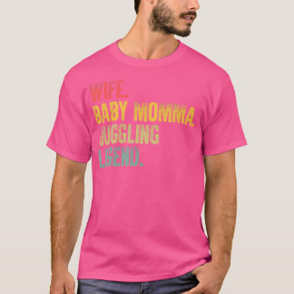 Camiseta Divertida para Mujeres Madres Esposa Bebé