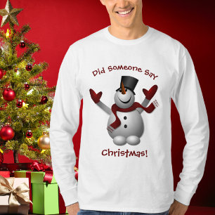 Camiseta divertida para Navidades - Snowman