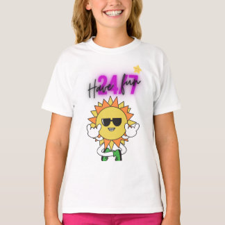 Camiseta divertida para niños