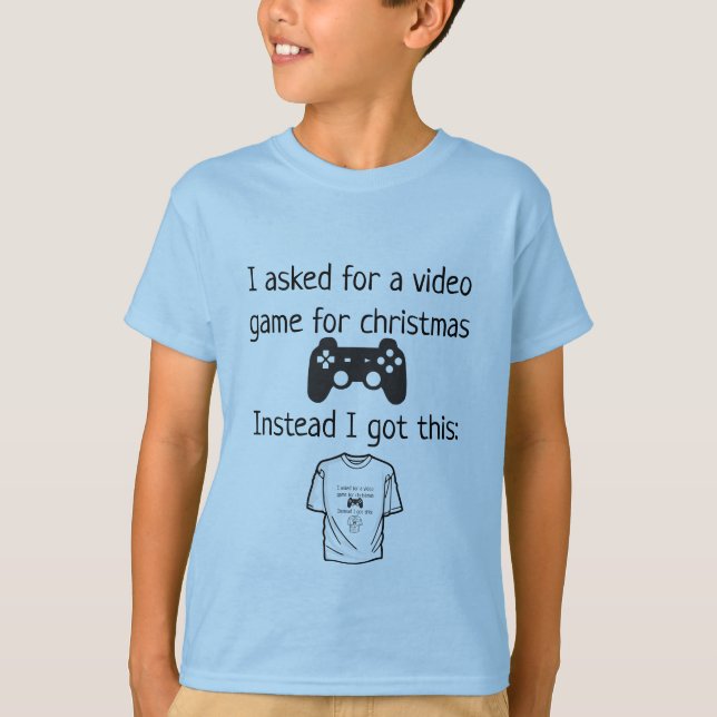 Camiseta divertida para niños $20 (Anverso)