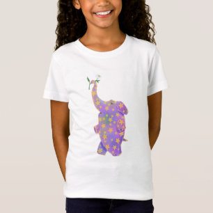 Camiseta divertida para niños con elefante feliz y