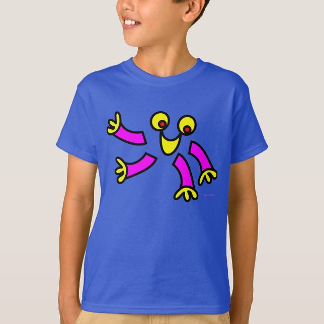 Camiseta divertida para niños con ropa de jango (Anverso)