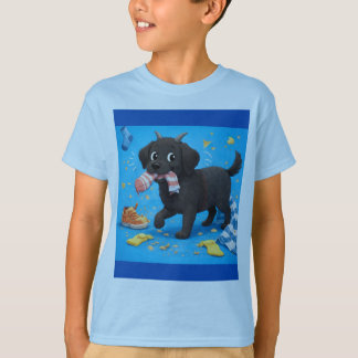 Camiseta divertida para niños de Cabra Perro que s