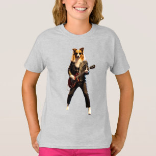 Camiseta divertida para niños de Collie estrella d