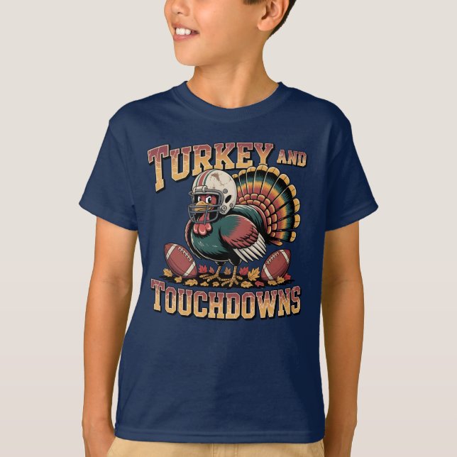 Camiseta divertida para niños de fútbol en Turquía (Anverso)