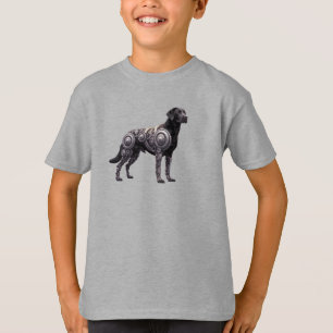 Camiseta divertida para niños de Robot Labrador Ne