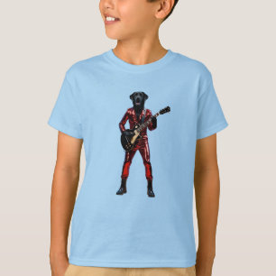 Camiseta divertida para niños de Rock Star con Lab