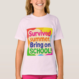 Camiseta divertida para niños de vuelta a la escue