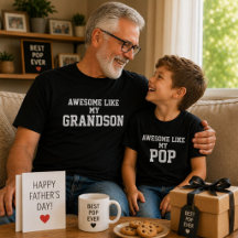 Camiseta divertida para niños 'Genial como mi papá