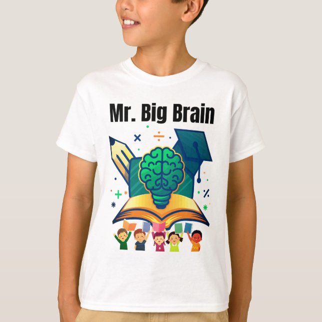 Camiseta divertida para niños inteligentes y con g (Anverso)