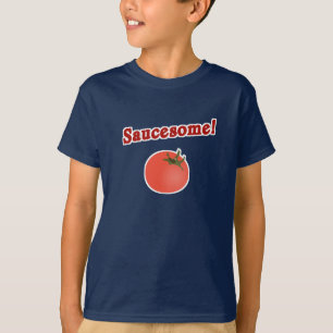 Camiseta divertida para niños italianos Saucesome