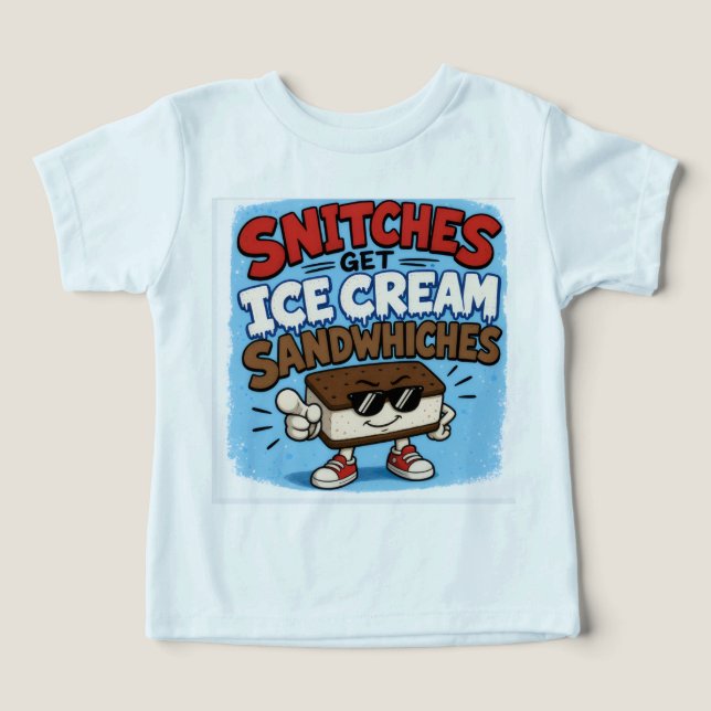 Camiseta divertida para niños pequeños (Diseño delantero )