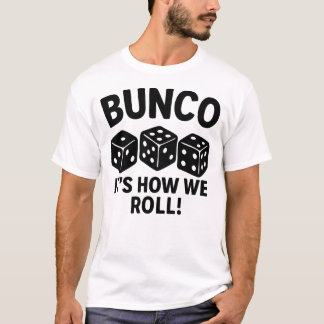 Camiseta divertida para noche de juego de Bunco co