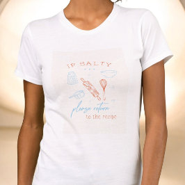 Camiseta divertida para panaderos salados con humo