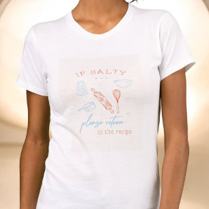 Camiseta divertida para panaderos salados con humo