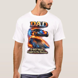 Camiseta Divertida para Papá en el Coche – “¿0–60?