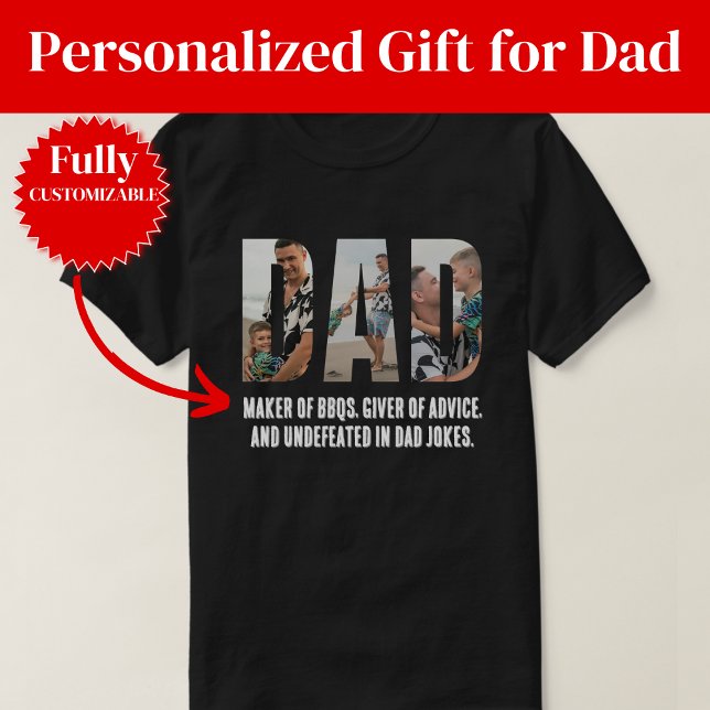 Camiseta divertida para papá – Maestro de la parri (Funny Dad T-Shirt – BBQ Master & Dad Joke Champion)