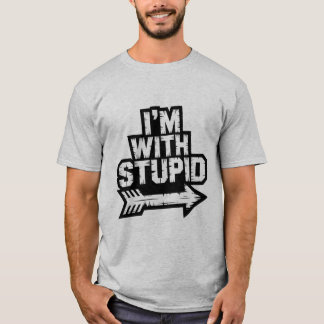 Camiseta Divertida para Parejas con Flecha 'Estoy