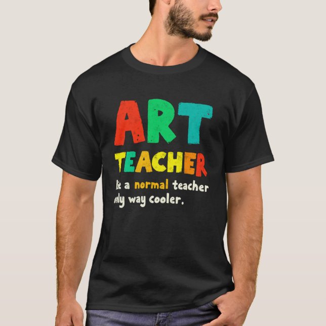 Camiseta divertida para profesor de escuela de art (Anverso)
