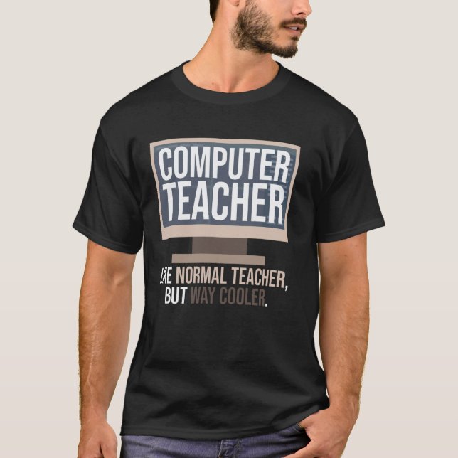 Camiseta divertida para profesor de informática pr (Anverso)