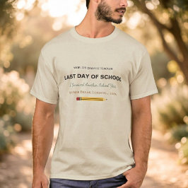 Camiseta Divertida para Profesor – Regalo del Últi
