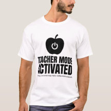 Camiseta divertida para profesores con modo profes