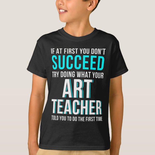 Camiseta Divertida para Profesores de Arte - Si Al (Anverso)