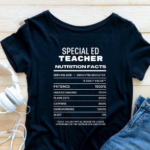 Camiseta divertida para profesores especiales de n