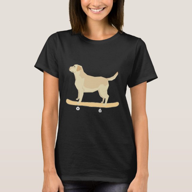 Camiseta divertida para regalar a perro labrador h (Anverso)