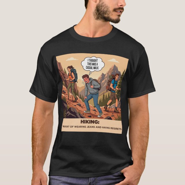 Camiseta divertida para regalos de excursionistas  (Anverso)