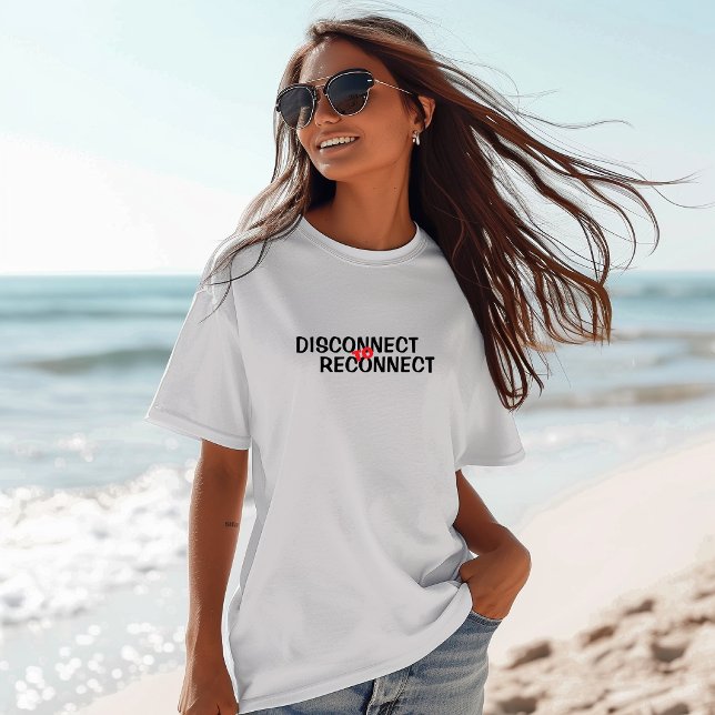 Camiseta divertida para senderismo Desconectar par (Subido por el creador)