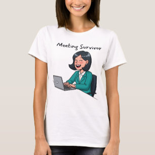 Camiseta divertida para supervivientes de reunione