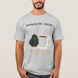 Camiseta divertida para supervivientes del turno d