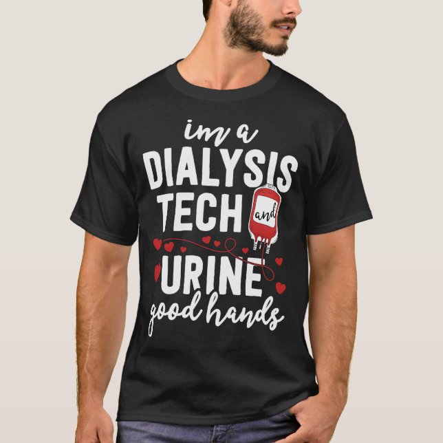 Camiseta divertida para técnico de diálisis con or (Anverso)