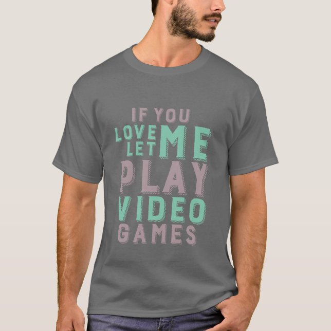 Camiseta divertida para videojuegos Geeks (Anverso)