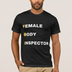 Camiseta Divertida Parodia de Acrónimo del FBI Amarillo y B