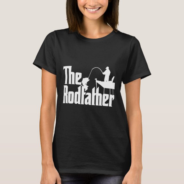 Camiseta Divertida parodia de pesca (el padre de la raza) (Anverso)