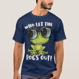 Camiseta Divertida Pascua Que Dejó Que Las Ranas Fuera El S
