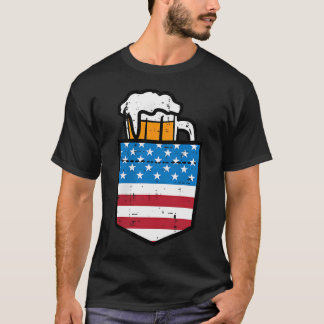 Camiseta Divertida Patriota De La Bandera American