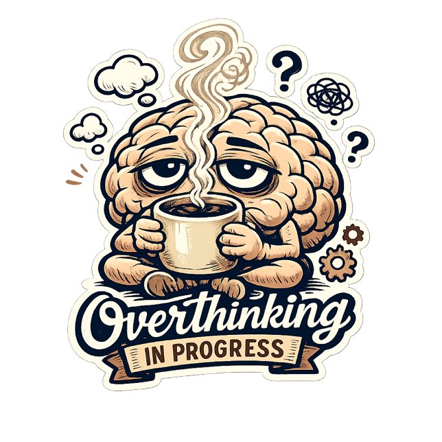 Camiseta Divertida Pensando en Exceso en Progreso  (Subido por el creador)