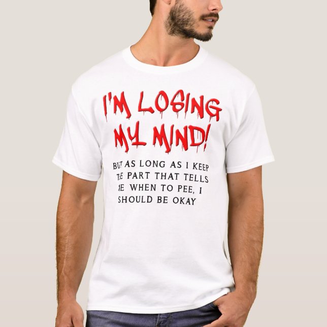 Camiseta Divertida Perdiendo la Cabeza (Anverso)