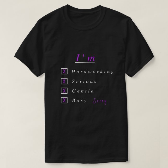 Camiseta divertida personalizada (Diseño del anverso)