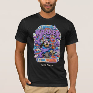 Camiseta divertida personalizada de Laundry Kraken