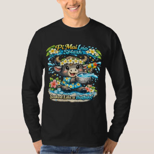 Camiseta Divertida Pi Mai Lao Salpicada Como Un Bú